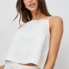Adelina Top White