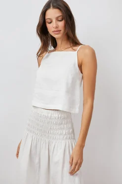 Adelina Top White