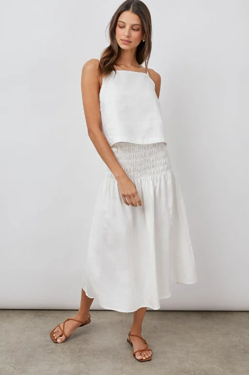Adelina Top White