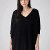 Aimee Poncho Jumper Black