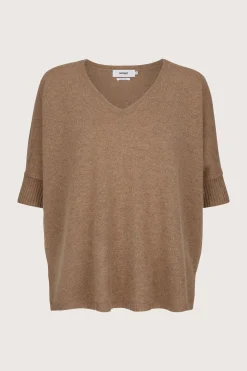 Aimee Poncho Jumper Camel Chine