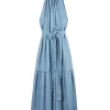 Alena Dress Light Blue Denim