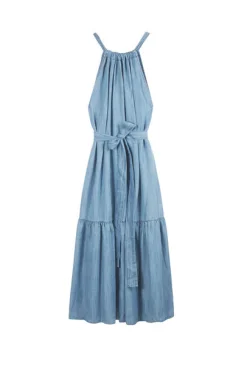 Alena Dress Light Blue Denim