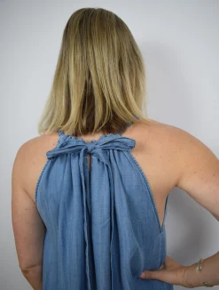Alena Dress Light Blue Denim