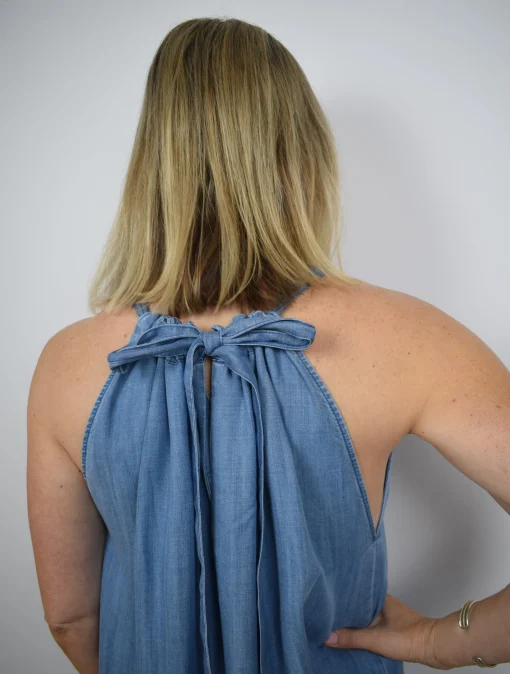 Alena Dress Light Blue Denim