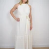 Alena Dress White
