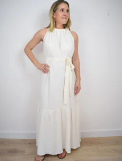 Alena Dress White