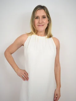 Alena Dress White
