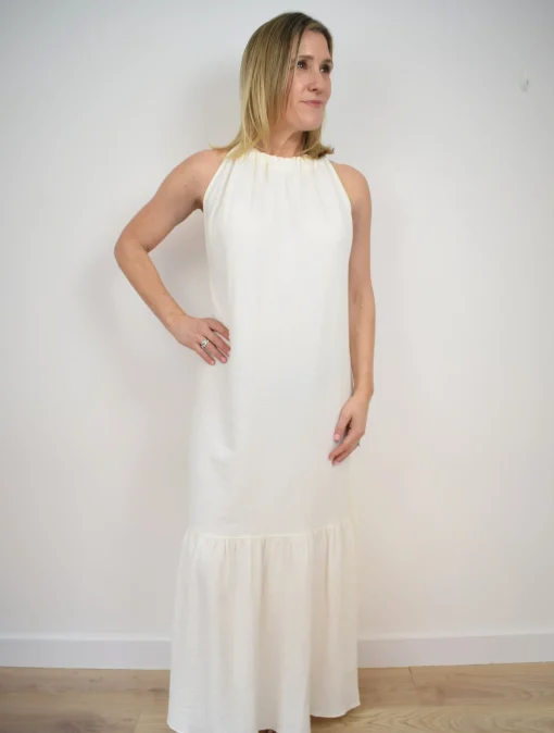 Alena Dress White