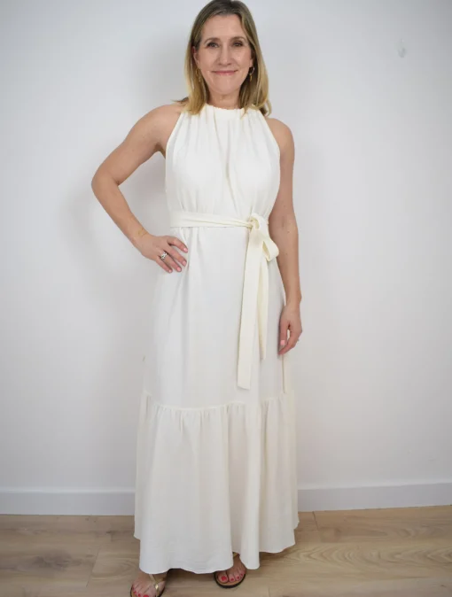 Alena Dress White