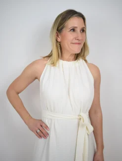 Alena Dress White