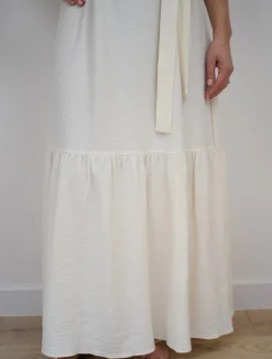 Alena Dress White