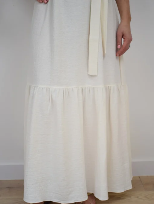Alena Dress White
