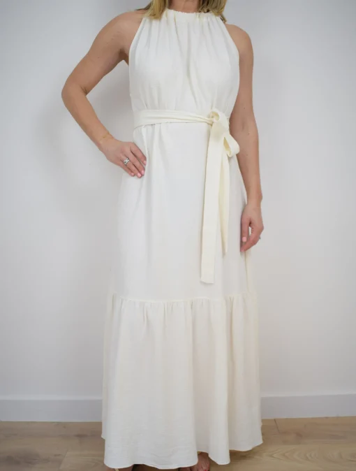 Alena Dress White