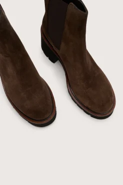 Ali Suede Boot Chocolate Brown