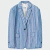 Allen Linen Stripe Surf