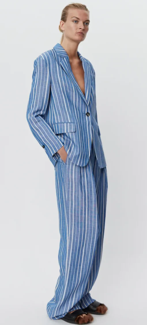 Allen Linen Stripe Surf