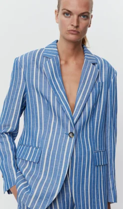 Allen Linen Stripe Surf