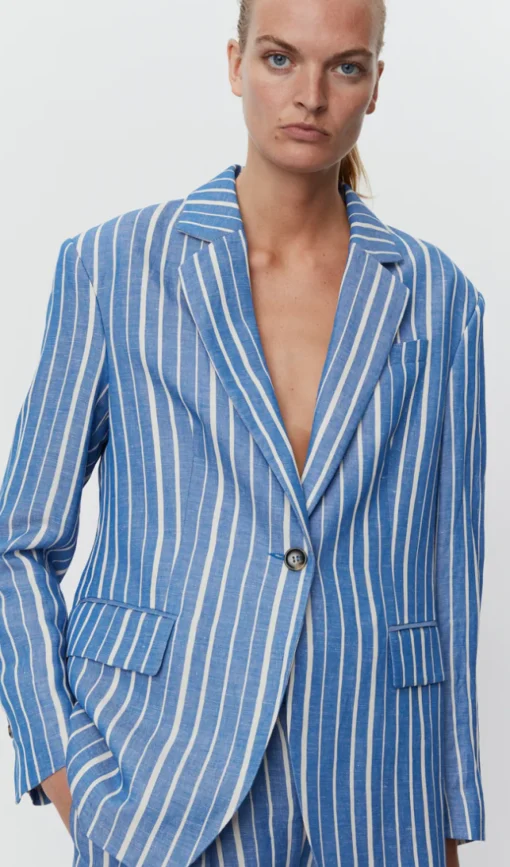 Allen Linen Stripe Surf