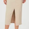 Angela Midi Skirt Soft Beige
