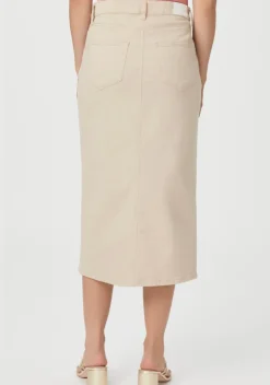 Angela Midi Skirt Soft Beige
