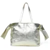 Anika Bow Tote Pale Gold