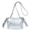 Anisha Bow Detail Crossbody Silver