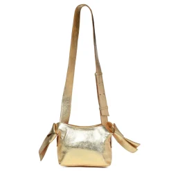 Anisha Bow Detail Crossbody Gold