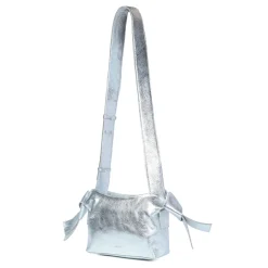 Anisha Bow Detail Crossbody Silver