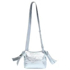 Anisha Bow Detail Crossbody Silver