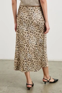 Anya Skirt Champagne Leopard