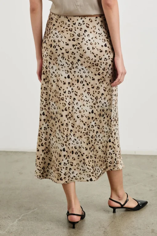 Anya Skirt Champagne Leopard