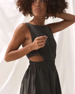 Anzola Dress Charcoal