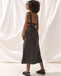 Anzola Dress Charcoal