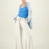 Ariel Wide Leg Trousers Natural