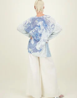 Ariel Wide Leg Trousers Natural