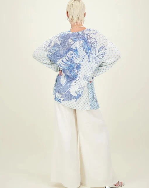 Ariel Wide Leg Trousers Natural