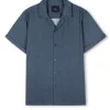 Atlas Shirt Navy Cedar Vertical
