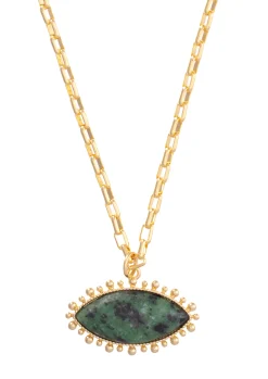 Autumn Jasper Pendant Necklace