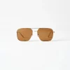 Aviator Soft Gold/Brown