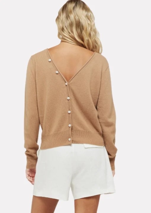 Beaulah Button Back Camel