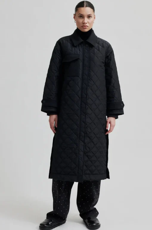 Becca Collar Coat Vulcan