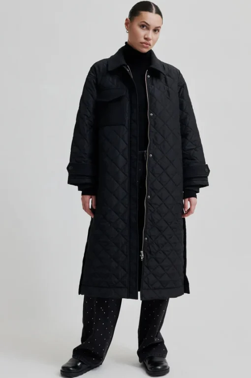 Becca Collar Coat Vulcan