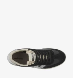 Berlin Faux Leather/Shearling Cyclist Negro