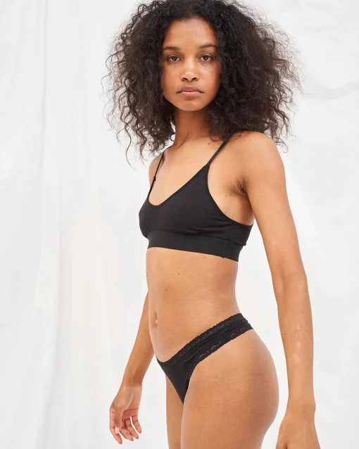 Black Four Pack Thong Box