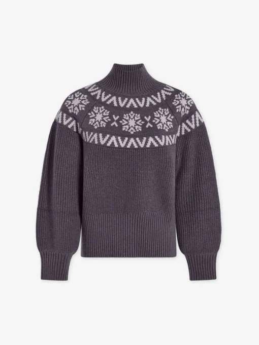 Bowen Fairisle Pullover Grey Marl