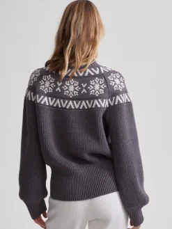 Bowen Fairisle Pullover Grey Marl