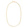California Long Chain Necklace Gold