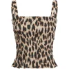 Calypso Bandeau Top Leopard