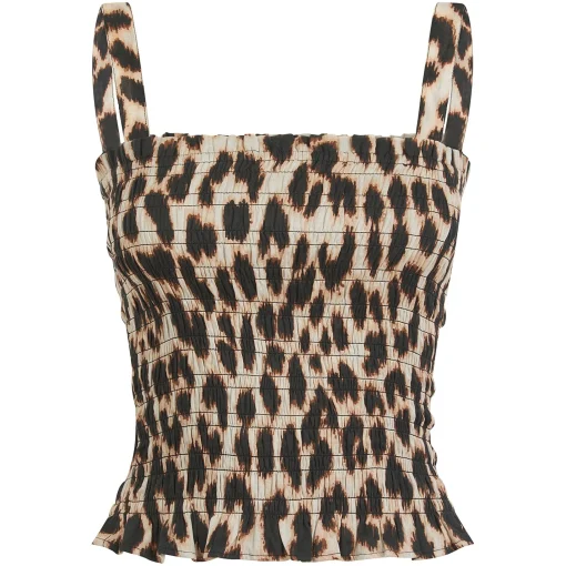 Calypso Bandeau Top Leopard